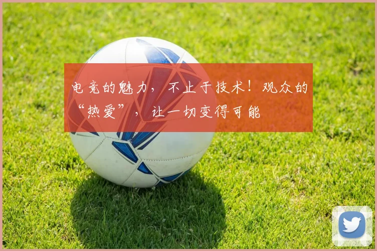 电竞的魅力,不止于技术!观众的“热爱”,让一切变得可能